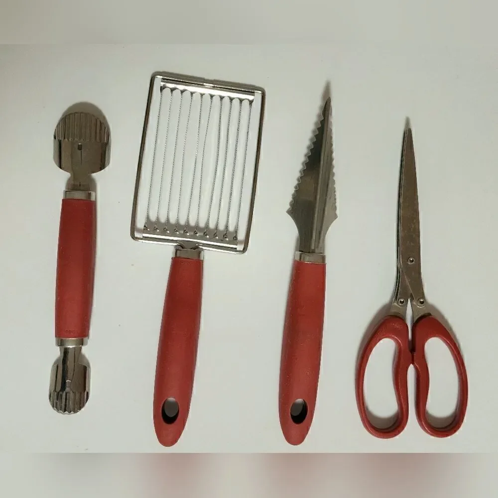 Wolfgang puck 4pc prep & garnish kitchen utensil Set